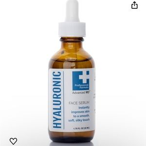 Hyaluronic acid face serum clean beauty advanced MD 100% Clean Beauty 1.75 Fl Oz